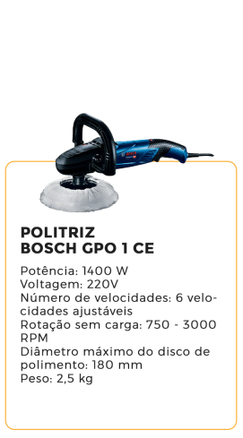 politriz bosh gpo 1 ce - alugar na blomaq manaus