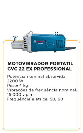motovibrador portatil gvc 22 ex professional - alugar na blomaq manaus